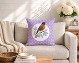 Robin Indoor/Outdoor Reversible Square Pillow