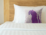 Cori Leopard Faux Suede Square Indoor Pillow