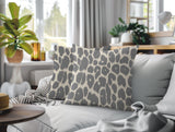Nubi Zebra Print Indoor/Outdoor Reversible Square Pillow