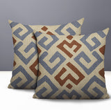 Tara 2 Sets Indoor/Outdoor Reversible Indoor Pillow in Gray - Size 20x14