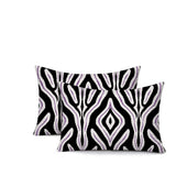 Niels Zebra Print Indoor/Outdoor Reversible Rectangular Pillow