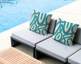 Dina Tribal Indoor/Outdoor Reversible Square Pillow