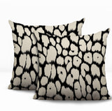 Clio Zebra Print Indoor/Outdoor Reversible Square Pillow