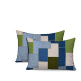 Kazie Patches Indoor/Outdoor Reversible Rectangular Pillow