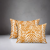 Gorgi Zebra Print Indoor/Outdoor Reversible Rectangular Pillow