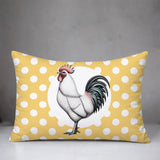 Rooster Indoor/Outdoor Reversible Rectangular Pillow