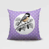 Chikadee Indoor/Outdoor Reversible Square Pillow