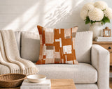 Samie Patchwork  Indoor/Outdoor Reversible Square Pillow