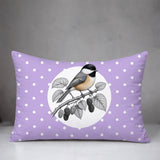 Chikadee Indoor/Outdoor Reversible Rectangular Pillow