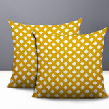 Una Geometric 2 Sets Indoor/Outdoor Reversible Square Pillow