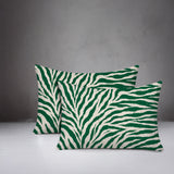 Jay Zebra Print Indoor/Outdoor Reversible Rectangular Pillow