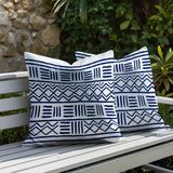 Luva Tribal 2 Sets Indoor/Outdoor Reversible Square Pillow