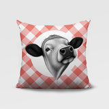 Cow Indoor/Outdoor Reversible Square Pillow
