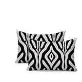 Niels Zebra Print Indoor/Outdoor Reversible Rectangular Pillow