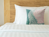Damisa Leopard Faux Suede Square Indoor Pillow