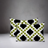 Kiso 2 Sets Indoor/Outdoor Reversible Rectangular Pillow