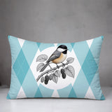 Chikadee Indoor/Outdoor Reversible Rectangular Pillow