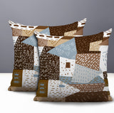 Praxies Patches Indoor/Outdoor Reversible Square Pillow