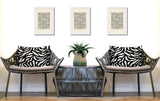 Tory Zebra Print Indoor/Outdoor Reversible Rectangular Pillow