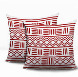 Luva Tribal 2 Sets Indoor/Outdoor Reversible Square Pillow