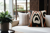 Shia Animal Print Faux Suede Square Indoor Pillow in Emberwood - Size 20x20