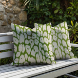 Clio Zebra Print Indoor/Outdoor Reversible Square Pillow