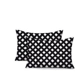 Una Geometric 2 Sets Indoor/Outdoor Reversible Rectangular Pillow