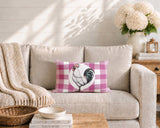 Rooster Indoor/Outdoor Reversible Rectangular Pillow
