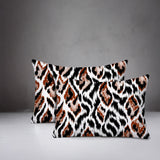 Koyo Zebra Print Indoor/Outdoor Reversible Rectangular Pillow