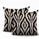 Niels Zebra Print Indoor/Outdoor Reversible Square Pillow