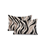 Clark Zebra Print Indoor/Outdoor Reversible Rectangular Pillow