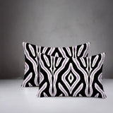 Niels Zebra Print Indoor/Outdoor Reversible Rectangular Pillow