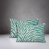 Jay Zebra Print Indoor/Outdoor Reversible Rectangular Pillow