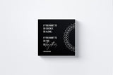 If You Want to Go Quickly, Go Alone. If You Want to Go Far, Go Together Canvas Wall Art in Black, square