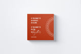 If You Want to Go Quickly, Go Alone. If You Want to Go Far, Go Together Canvas Wall Art in Burnt Orange, square