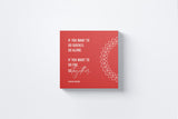 If You Want to Go Quickly, Go Alone. If You Want to Go Far, Go Together Canvas Wall Art in Coral, square