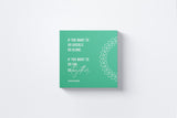 If You Want to Go Quickly, Go Alone. If You Want to Go Far, Go Together Canvas Wall Art in Mint, square