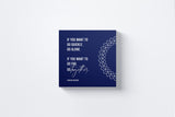 If You Want to Go Quickly, Go Alone. If You Want to Go Far, Go Together Canvas Wall Art in Navy Blue, square