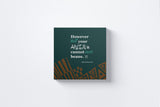 However Hot Your Anger Canvas Wall Art in Emerald, square