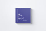 A Single Bracelet Does Not Jingle Canvas Wall Art in Iris, square