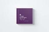 A Single Bracelet Does Not Jingle Canvas Wall Art in Purple, square