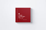 A Single Bracelet Does Not Jingle Canvas Wall Art in Red, square