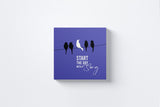 Start the Day with a Song Canvas Wall Art in Iris, square
