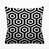Bobs Hexes Geometric Reversible Indoor/Outdoor Square Pillow