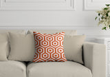 Bobs Hexes Geometric Reversible Indoor/Outdoor Square Pillow