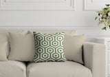 Bobs Hexes Geometric Reversible Indoor/Outdoor Square Pillow