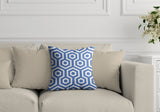 Bobs Hexes Geometric Reversible Indoor/Outdoor Square Pillow