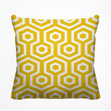 Bobs Hexes Geometric Reversible Indoor/Outdoor Square Pillow