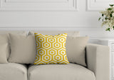 Bobs Hexes Geometric Reversible Indoor/Outdoor Square Pillow