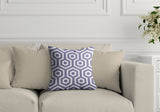 Bobs Hexes Geometric Reversible Indoor/Outdoor Square Pillow